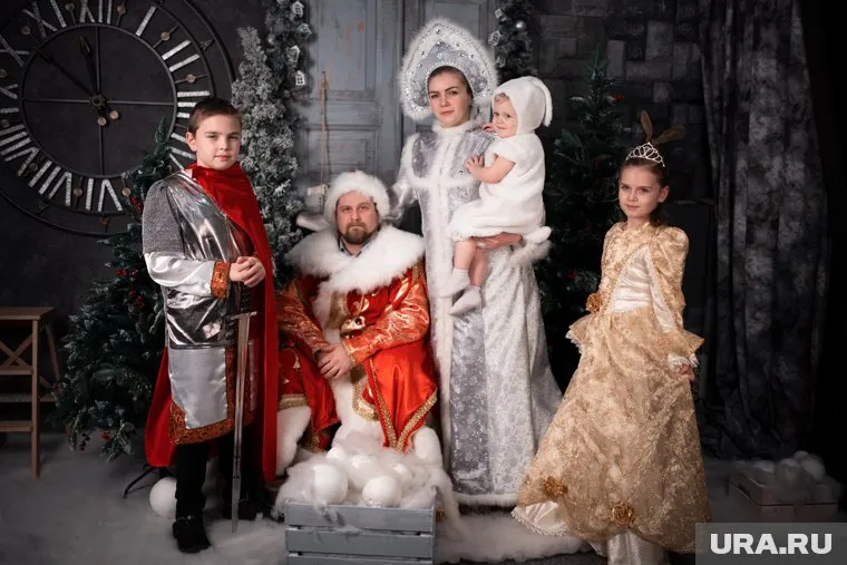 Многодетные семьи во время фотосессии снялись в пяти локациях