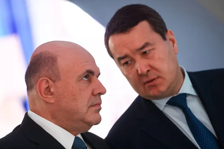 Премьер-министр России Михаил Мишустин на осмотре выставки "Россия" вместе с главами правительств стран-участниц СНГ. Москва