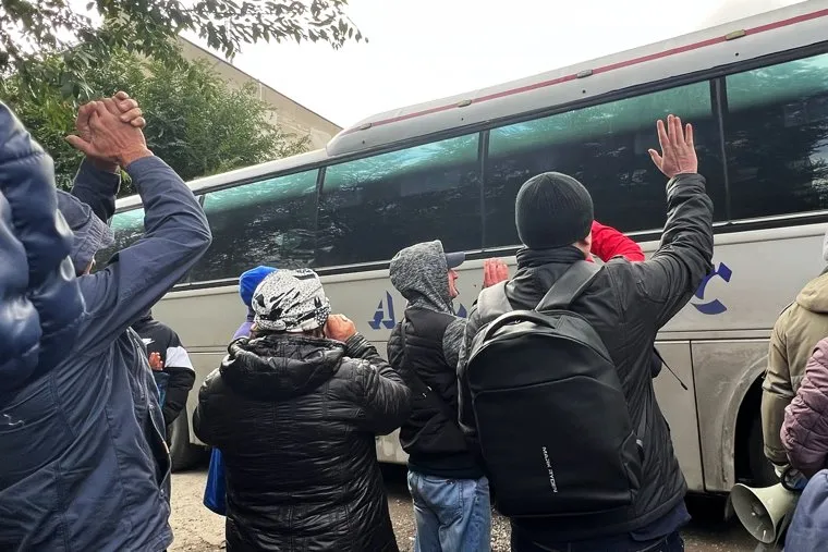 Отправка мобилизованных. Курган 