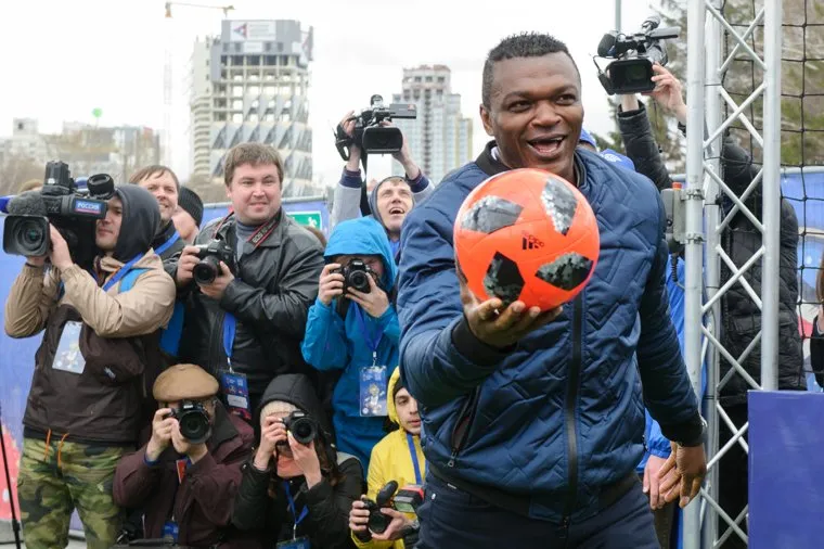 Открытие футбольного парка в Историческом сквере Екатеринбурга