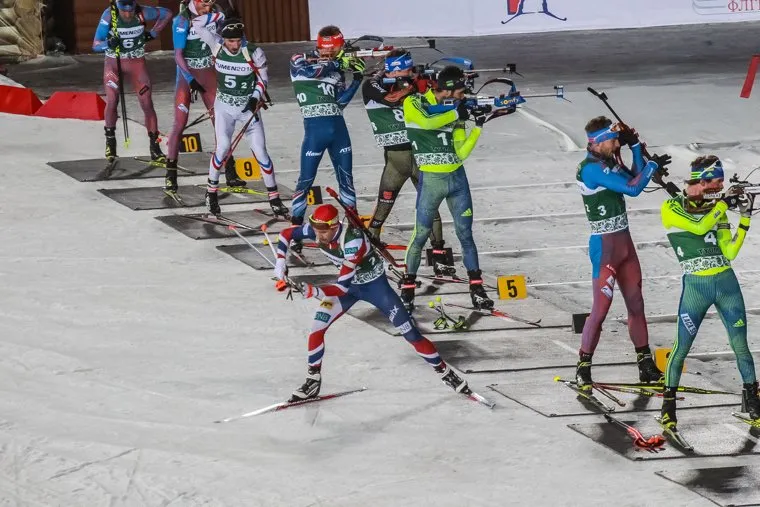 Биатлон. Гонка чемпионов и Приз губернатора Тюменской области - 2016. Тюмень, биатлон