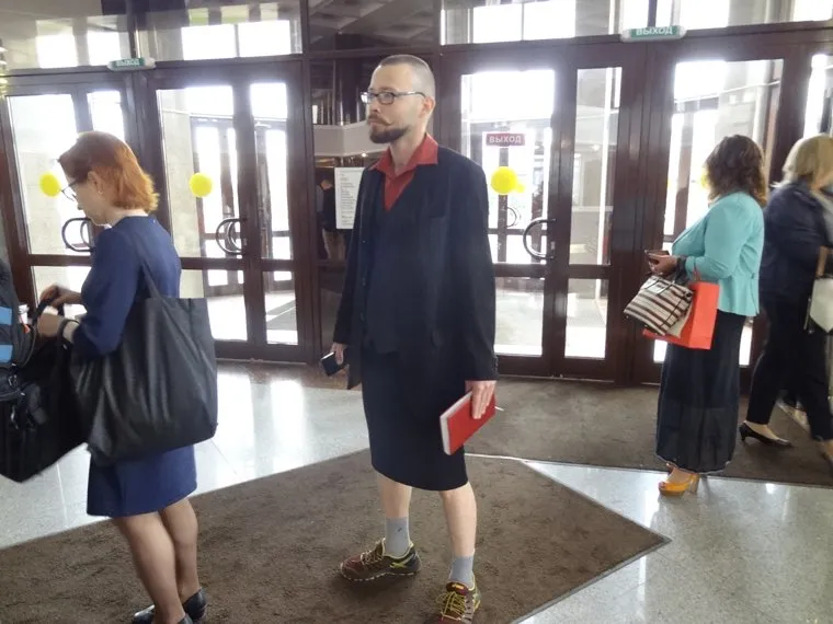 Семен Чирков в юбке, чирков семен