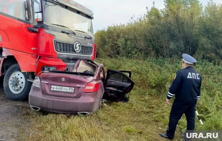 Легковушка ехала по встречке