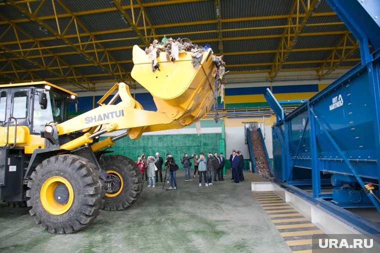 Завод по сортировке мусора открылся в Тюмени в 2018 году