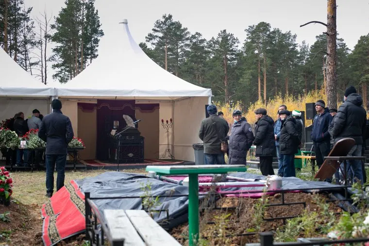 Похороны Менира Фахретдинова. Екатеринбург