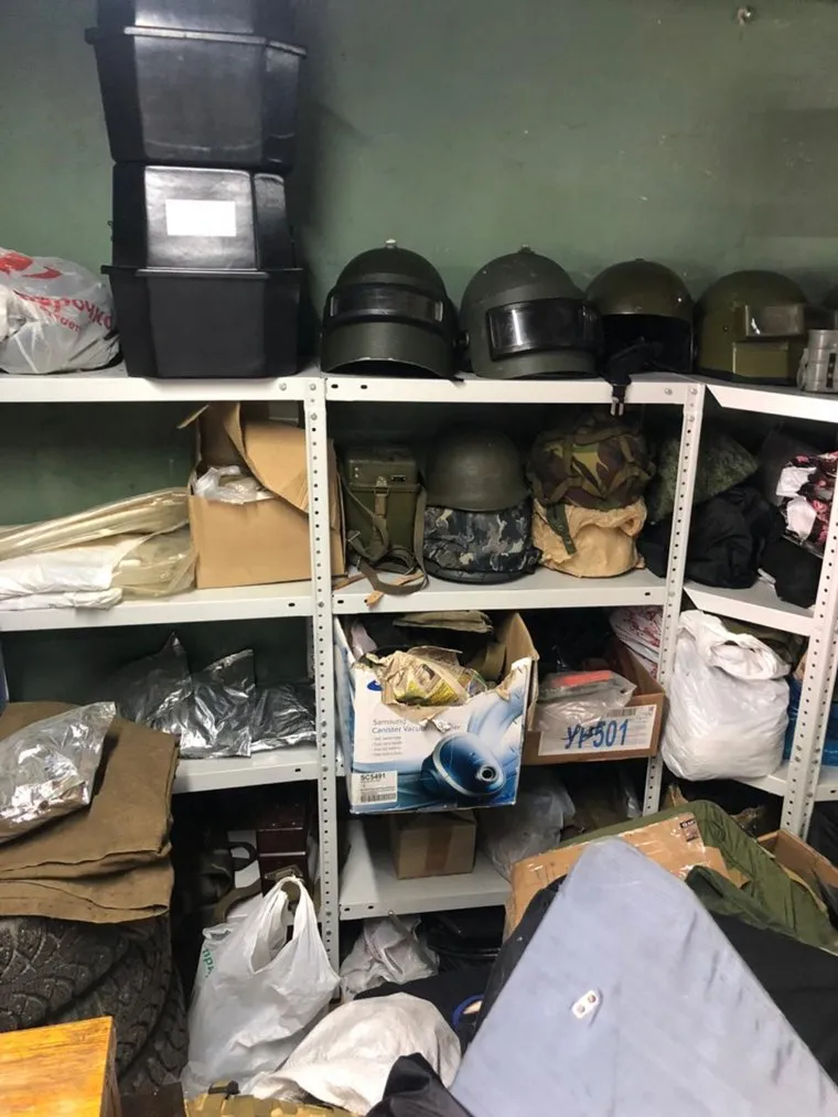 Конфискованные бронежилеты. Екатеринбург