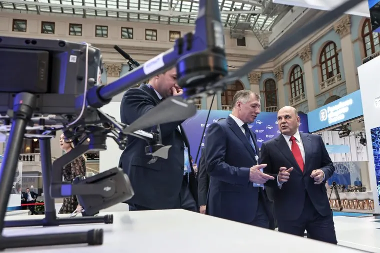 Михаил Мишустин на форуме "Транспорт России". Москва