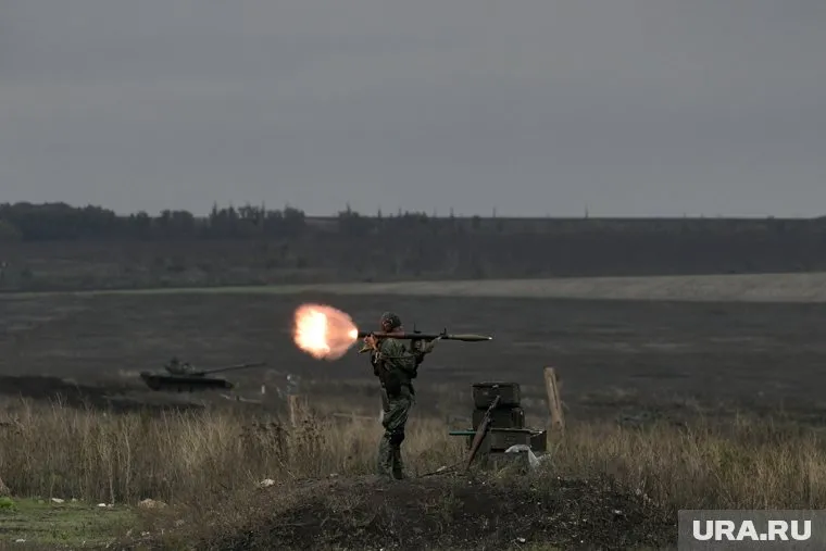 Бойцу потребовался лишь один залп