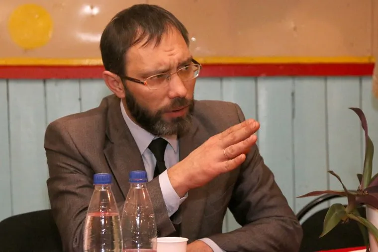 Встреча главы Кетовского района Александра Носкова с жителями поселка Старый Просвет.Кетовский районКурганская обл, носков александр