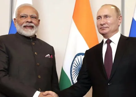 Путин проводит переговоры с премьер-министром Индии