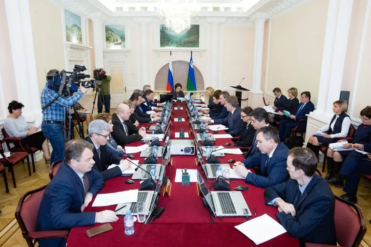 Заседание правительства ХМАО. Ханты-Мансийск
