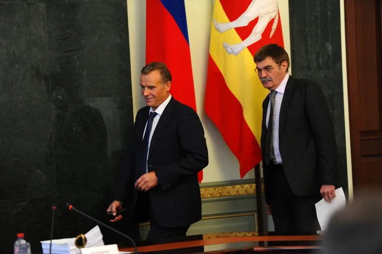 Заседание правительства области. Челябинск, комяков сергей, феклин иван