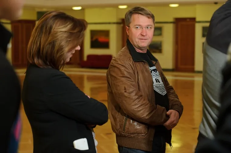 Брифинг Евгения Куйвашева после объявления результатов голосования на выборах губернатора Свердловской области. Екатеринбург, полянин дмитрий