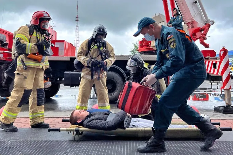 Учения МЧС. Курган