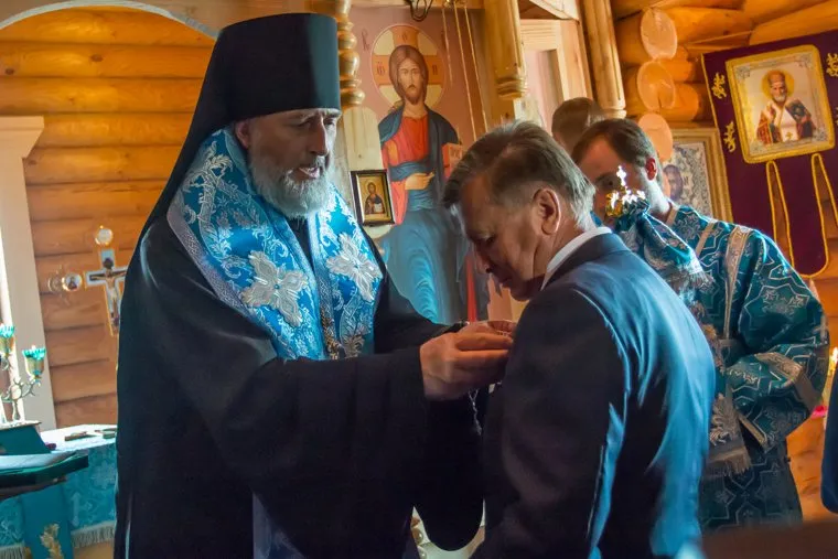 Рабочий визит Виктора Зубкова в село Мартыновка Курганской области, зубков виктор, епископ шадринский и далматовский владимир