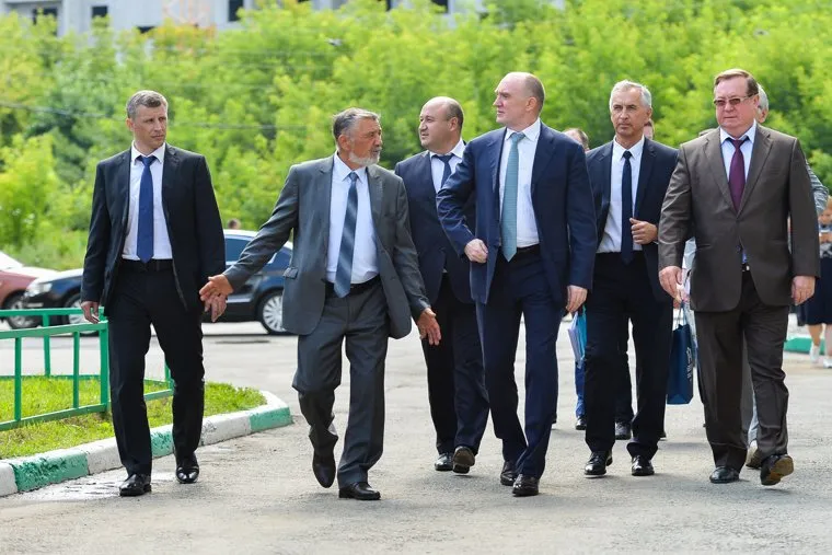 Сергей Степашин во время рабочего визита в Челябинск, голицын евгений, степашин сергей, можин владимир, дубровский борис, тупикин виктор