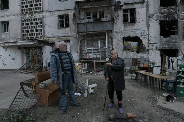 Проспект Металлургов. Мариуполь