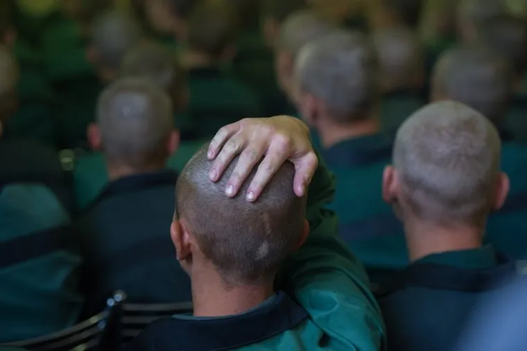 Посещение министром Открытого правительства М.Абызовым Можайской исправительной колонии. Можайск