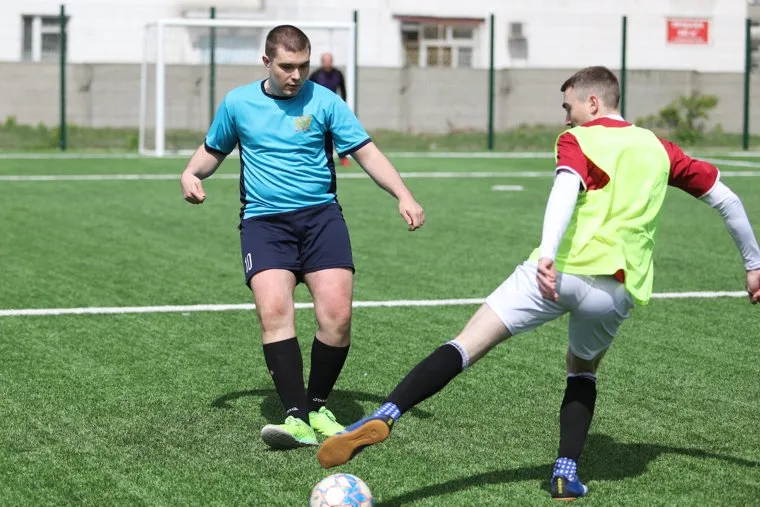 Товарищеский матч по мини-футболу между сотрудниками УФСИН и Росгвардии. Курган