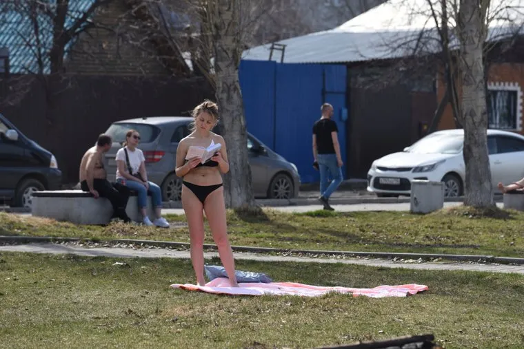 Самый жаркий день в апреле. Екатеринбург