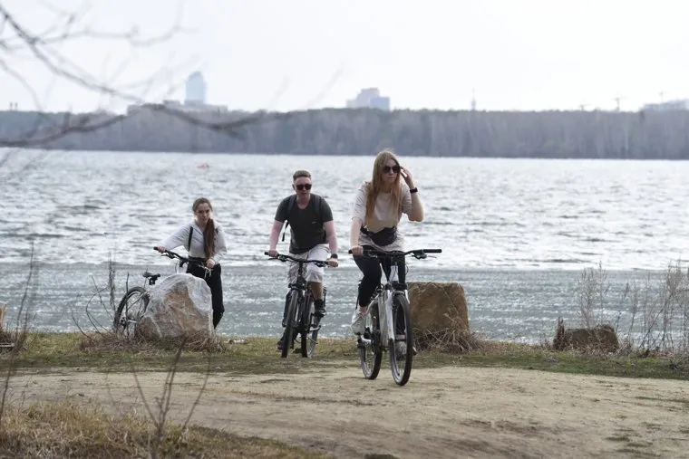 Самый жаркий день в апреле. Екатеринбург