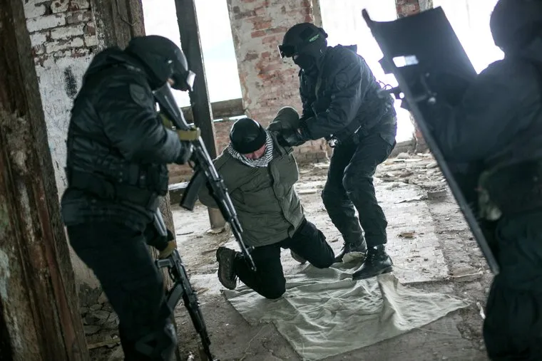 Однодневные сборы парламентариев и прессы в 21 бригаде Росгвардии. Москва