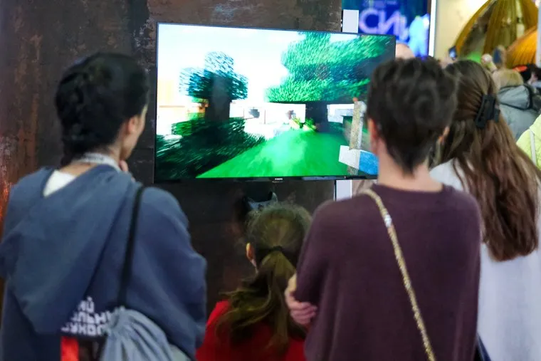 Стенд Свердловской области на выставке "Россия" на ВДНХ. Москва 