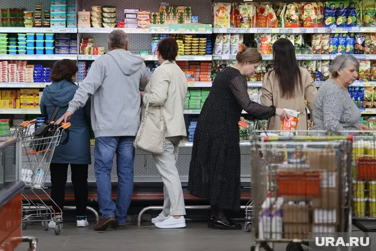 В здании ТЦ, выставленного на продажу в Кургане, находятся супермаркет и магазин техники