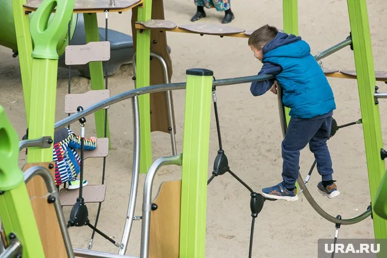 Дети играли на площадке в момент удара БПЛА (архивное фото)