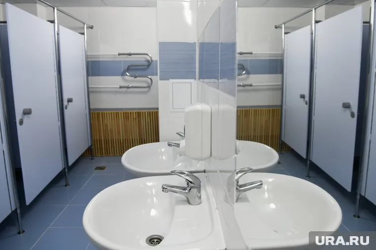 Дети стесняются пользоваться туалетом с прозрачными дверьми (архивное фото)