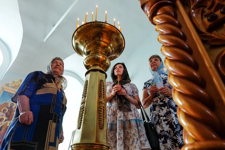 Визит Патриарха Кирилла  в село Батурино. Курганская область, храм, верующие, православие