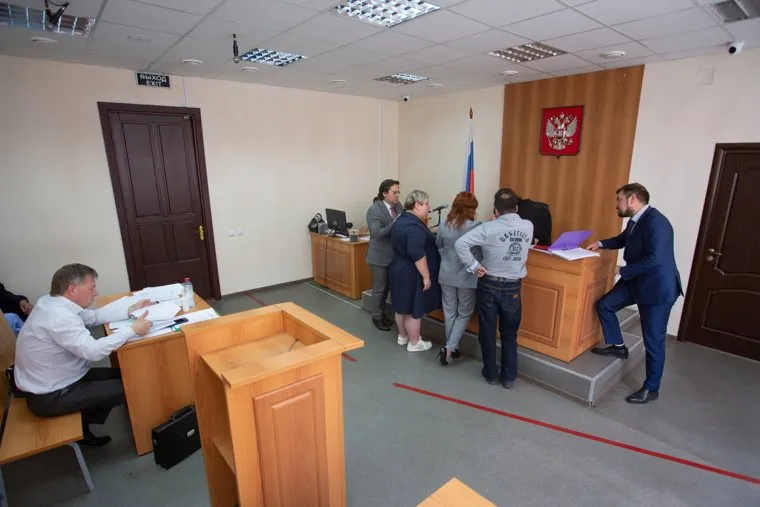 Эдуард Мансуров в Орджоникидзевском районном суде. Екатеринбург