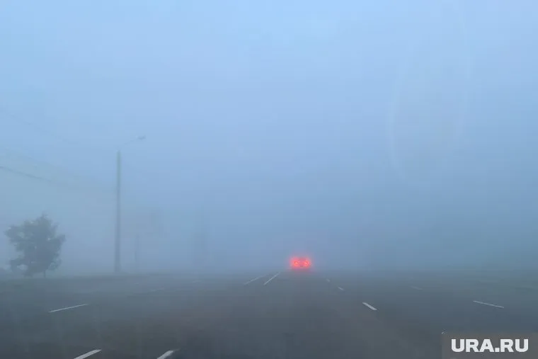 Видимость на трассе сильно снижена