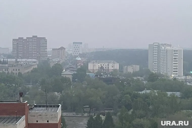 В Екатеринбург пришел дым от лесных пожаров в регионе (архивное фото)