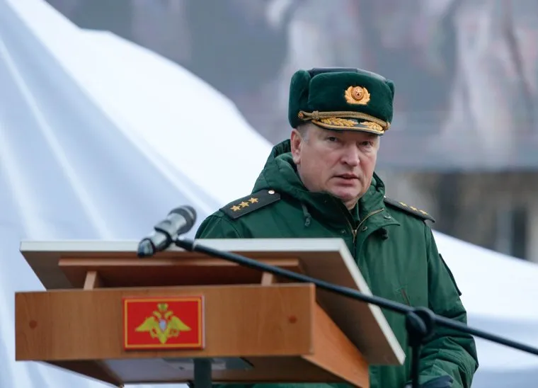 Открытие памятника маршалу Жукову у штаба ЦВО.