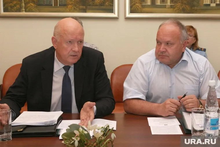 Глава Каргапольского района Сергей Князев (справа) занял пост при прежнем губернаторе Алексее Кокорине