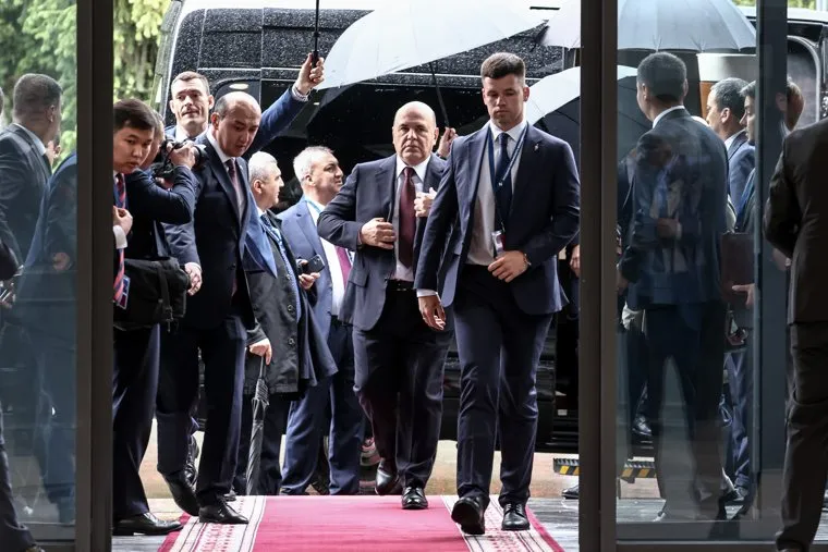 Михаил Мишустин на заседании ЕАЭС. Чолпон-Ата