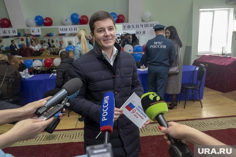 До собственного избрания Артюхов успел проголосовать за губернатора Тюменской области