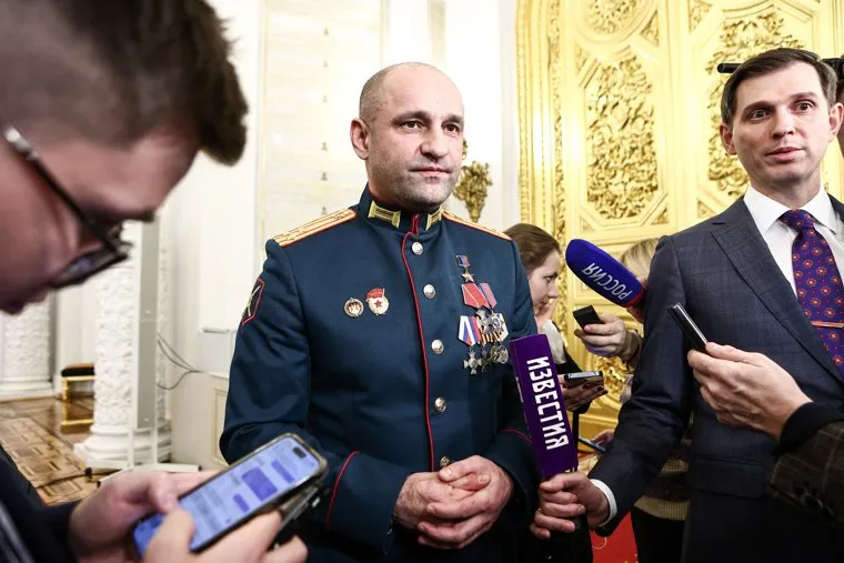 Президент России Владимир Путин на вручении наград Героям России в Кремле. Москва