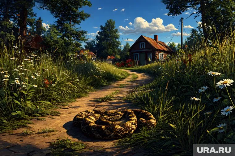 Многие боятся змей и пытаются убить их, если видят на участке