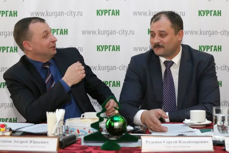 Итоговая городская пресс-конференция. Курган , потапов андрей, руденко сергей