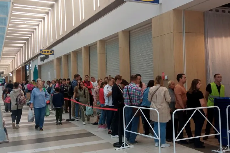 Частичное открытие IKEA. Екатеринбург