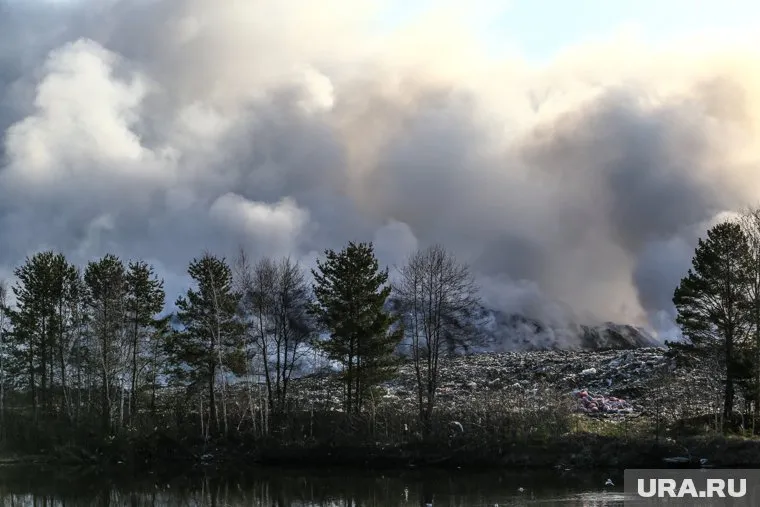 Огонь находится в радиусе пяти километров от Иковки (архивное фото)