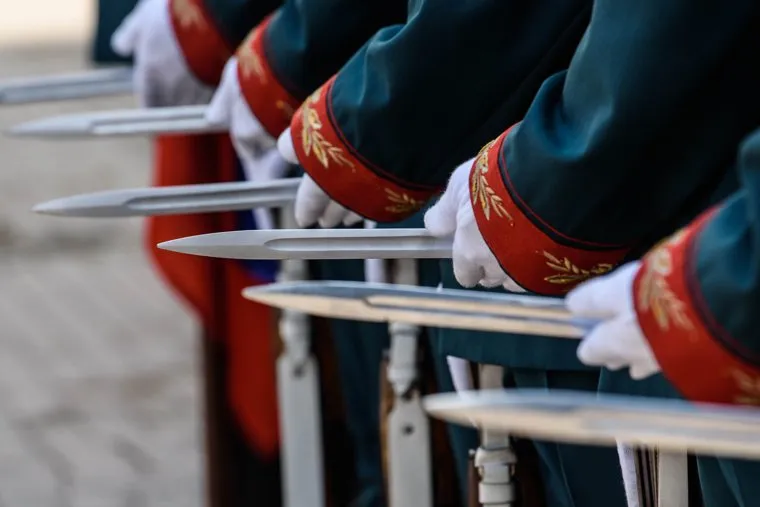 Прощание с полковником Павлом Кропотовым в Окружном доме офицеров. Екатеринбург 