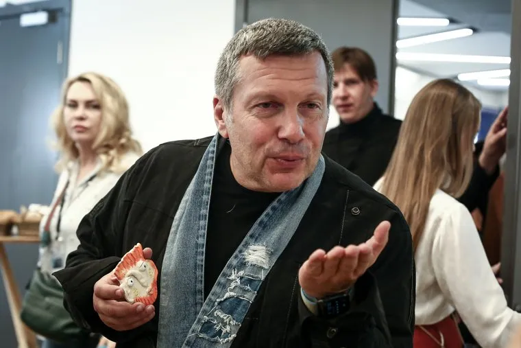 Журналист и телеведущий Владимир Соловьев на открытии Мастерских Новых медиа. Москва