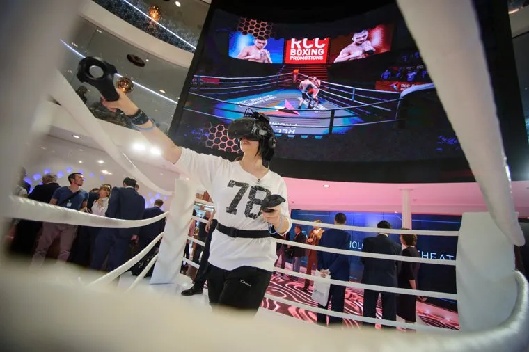 ИННОПРОМ-2017. Третий день. Екатеринбург, иннопром, бокс, ринг, виртуальность, иннопром2017, стенд рмк, innoprom2017, innoprom