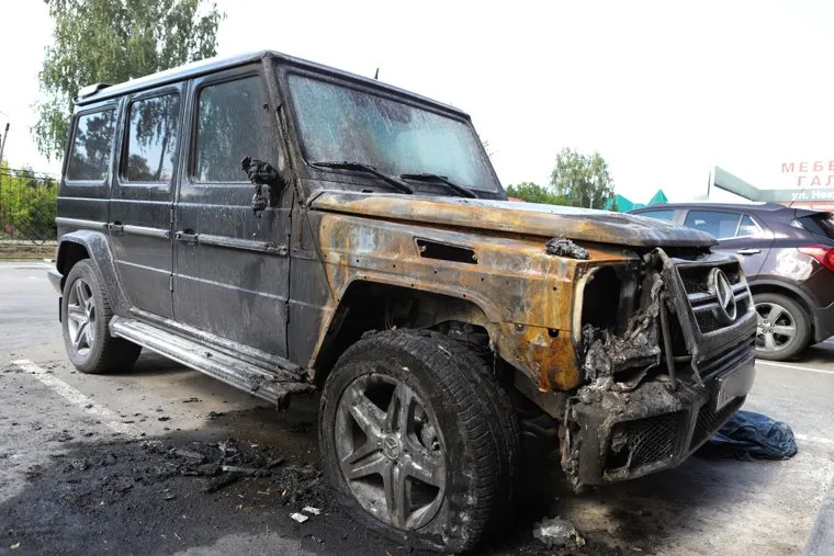 ЖК Талисман. Поджог автомобиля. Курган