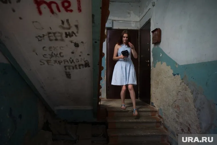 Пост о поврежденной лестнице выложен в соцсети (архивное фото)