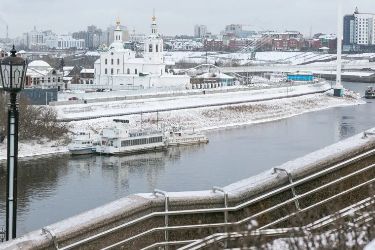 Снежный город. Тюмень