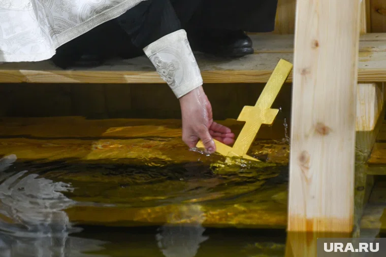 Купель оборудована на Иртыше